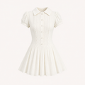 Éloise Pleated Mini Dress
