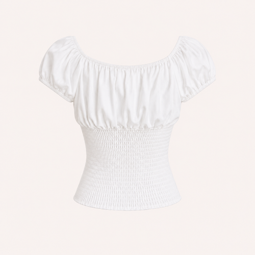 Bluebell Embroidered Cottage Top