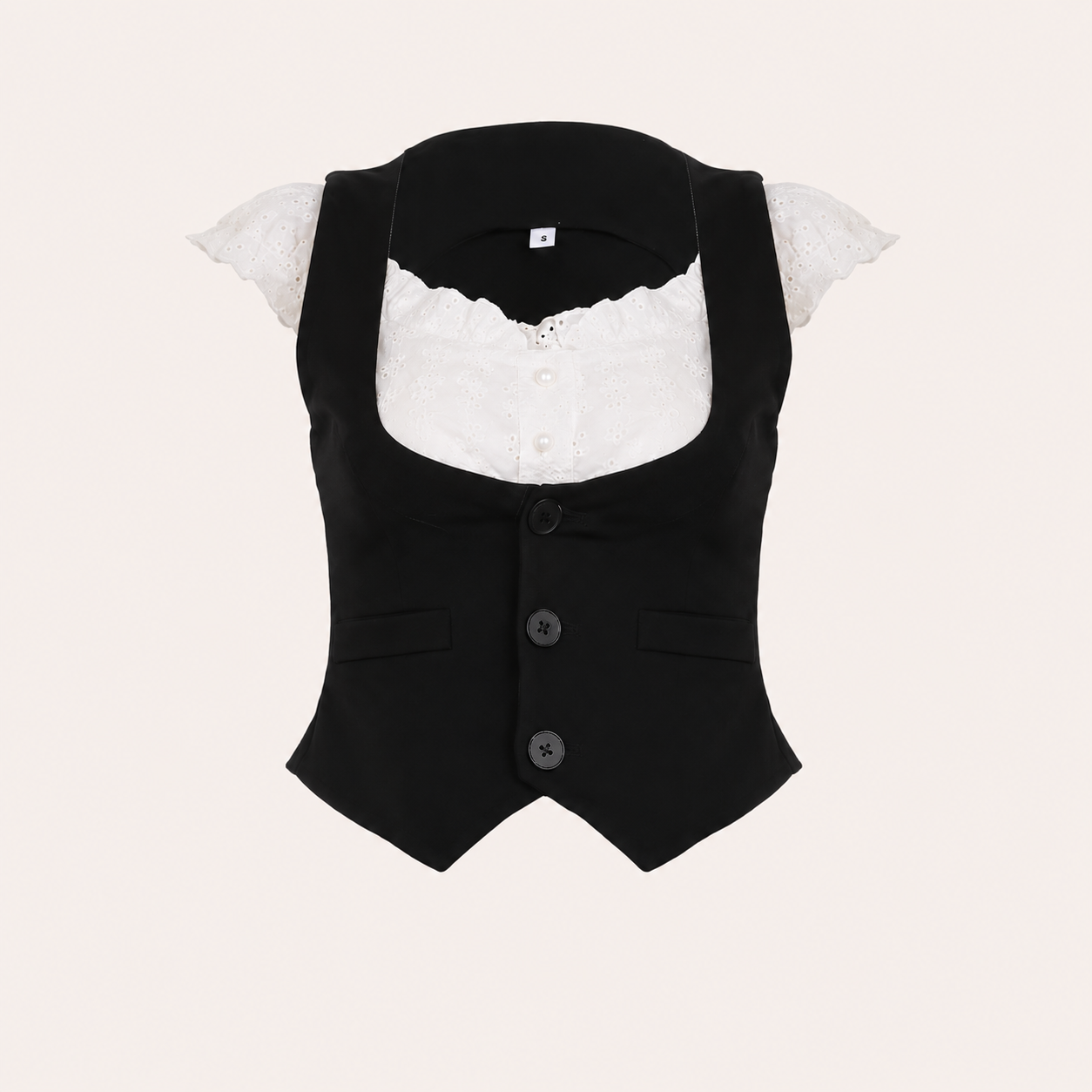 Lace Romance Vest Top