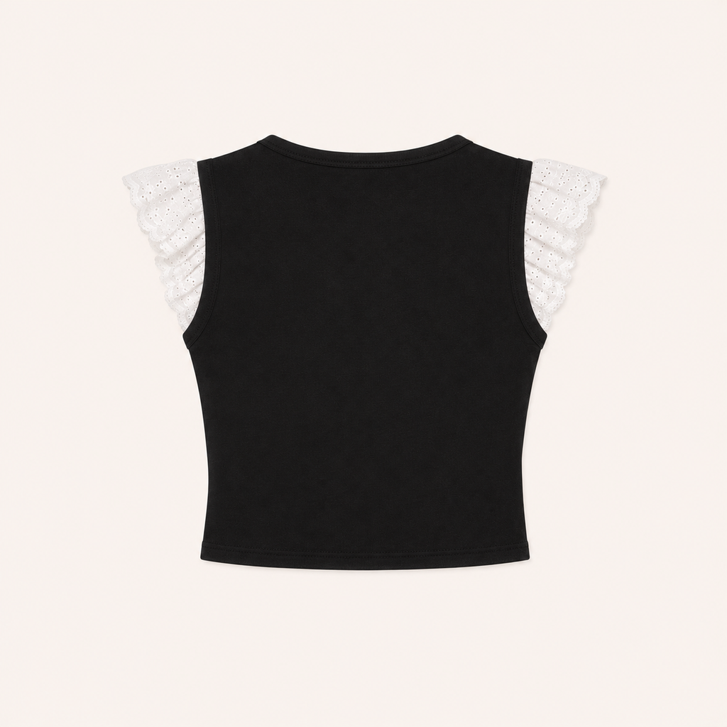 Lace Romance Vest Top