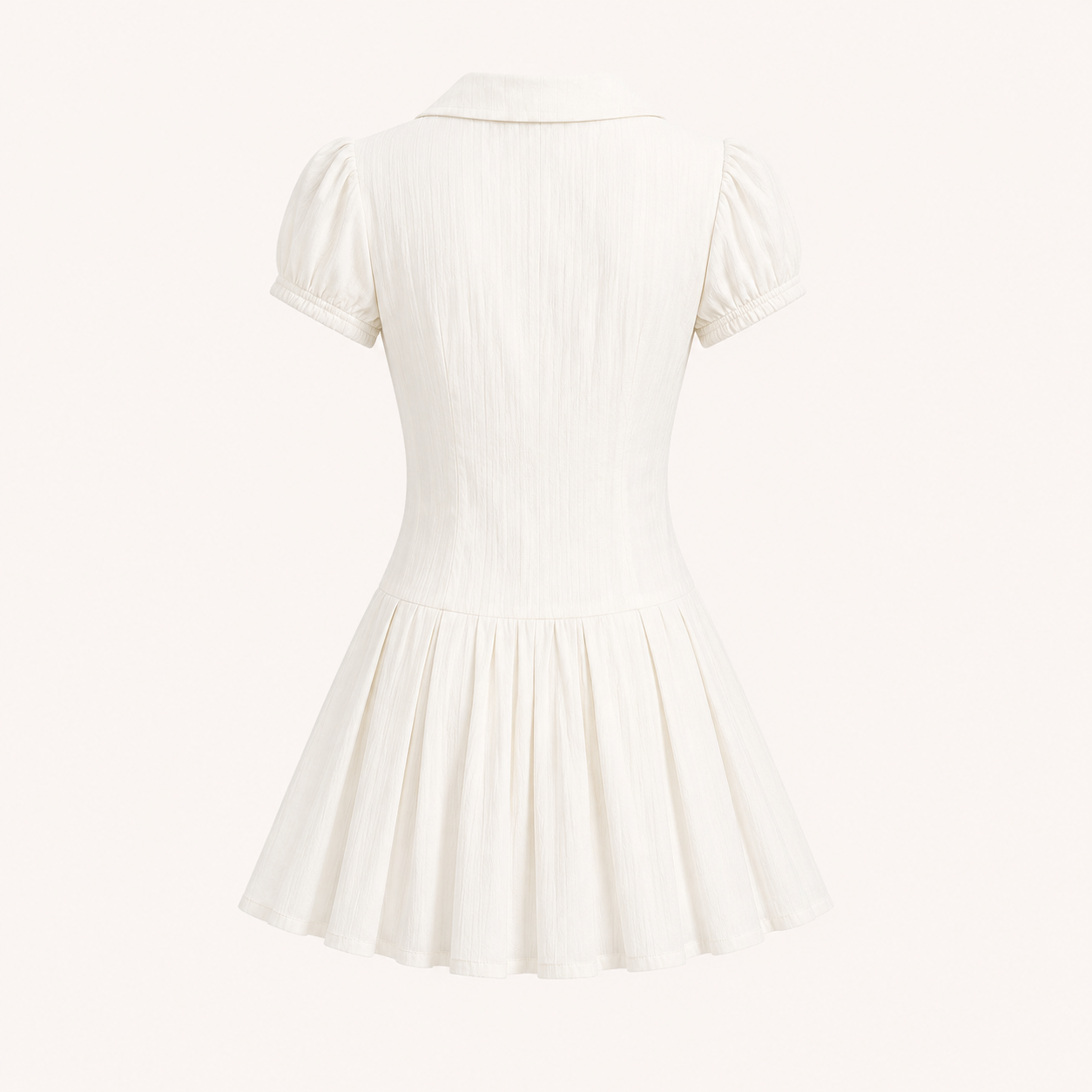 Éloise Pleated Mini Dress