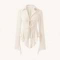 Luna Tie-Front Blouse