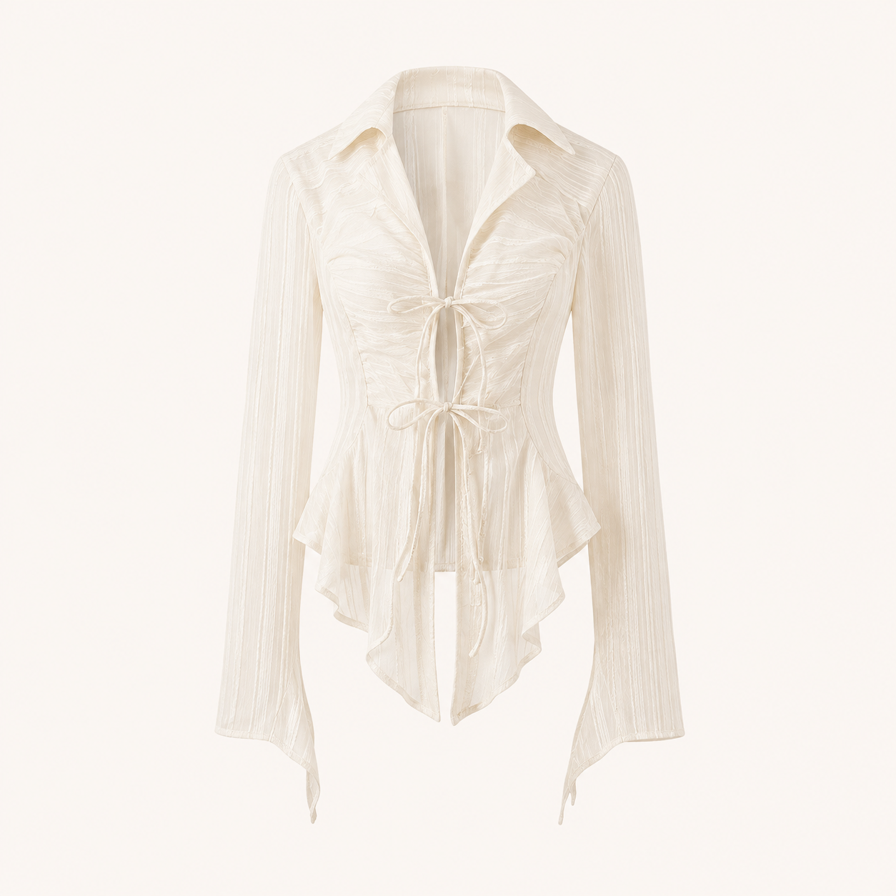 Luna Tie-Front Blouse