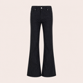 Midnight Pinstripe Flare Pants