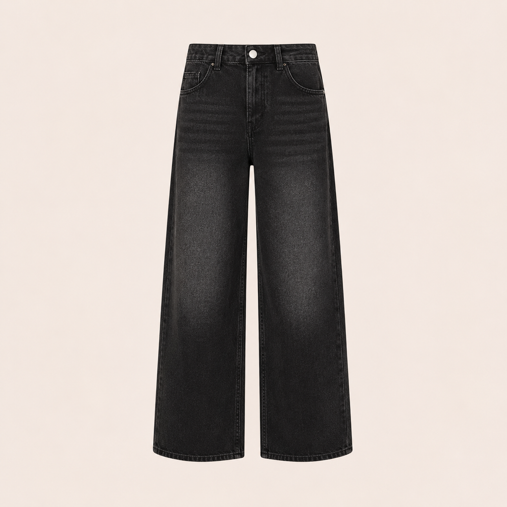 Midnight Wide-Leg Jeans