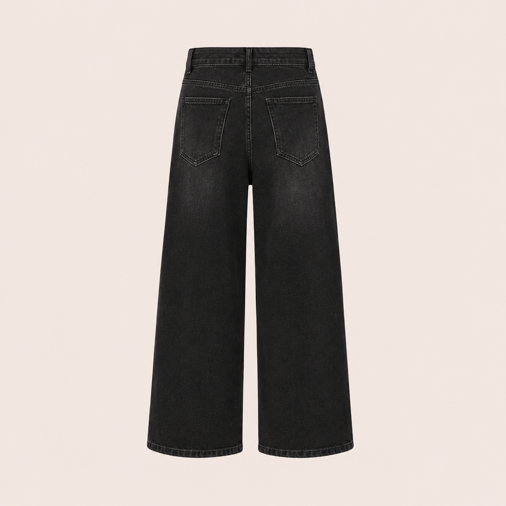 Midnight Wide-Leg Jeans